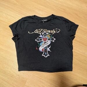 Ed Hardy Black Tee